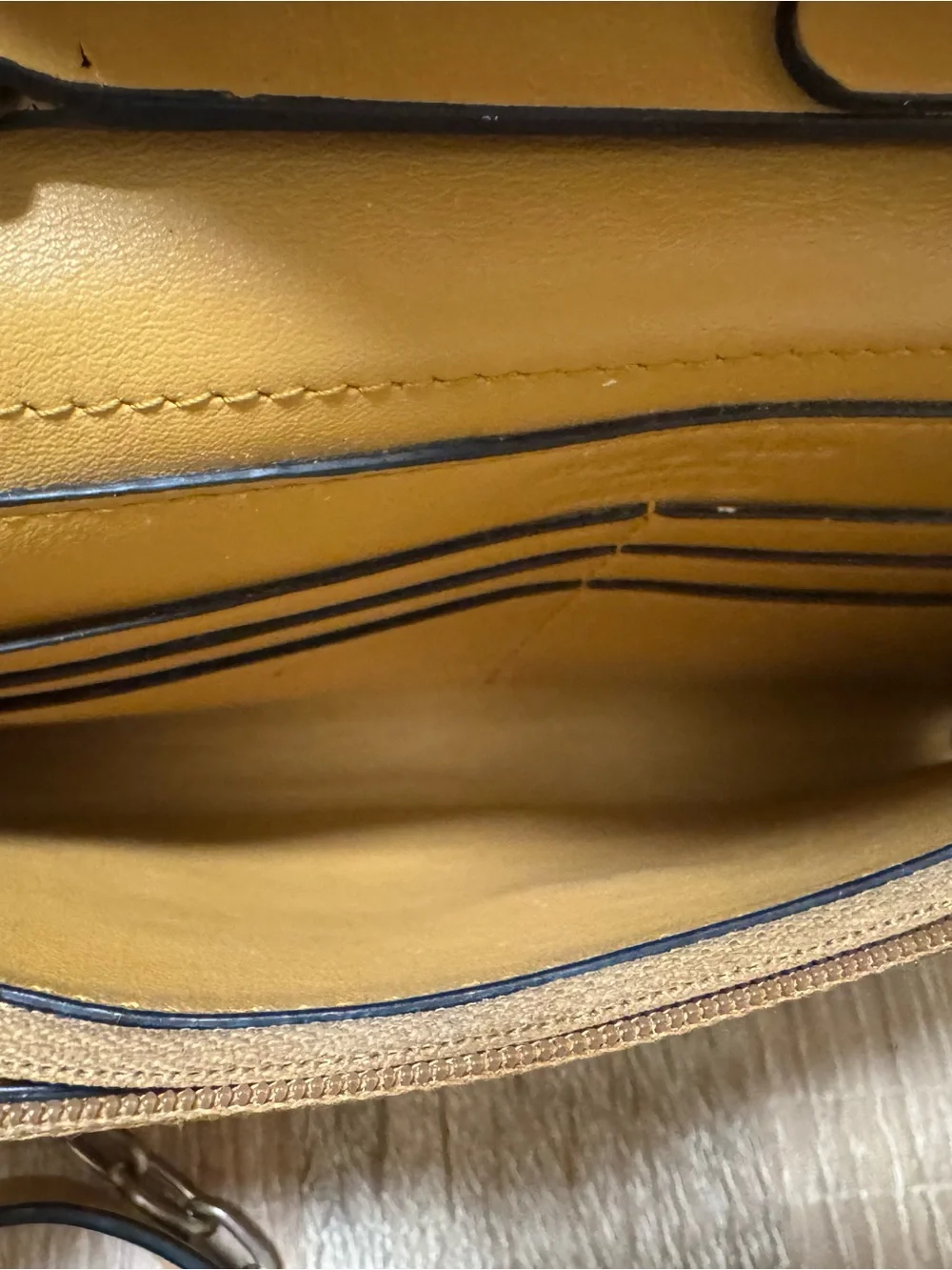 rag & bone Suede Envelope crossbody in Tan with Gold Hardware